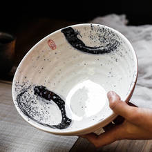 Japanese style ceramic 7.5 inch bowl  ramen bowls  retro tableware dinner bowl ceramic tableware ceramic mixing bowl 2024 - buy cheap