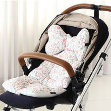 Almohadilla estampada para asiento de cochecito de bebé, cojín cálido, colchones, funda de almohada, carrito de bebé, almohadilla gruesa, cojín para silla de carrito 2024 - compra barato