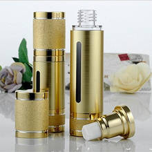 Envase de cosméticos de alta calidad, 30ml, 50ml, dorado y plateado, botella de loción al vacío sin aire, base de bote vacío, 5 uds. 2024 - compra barato