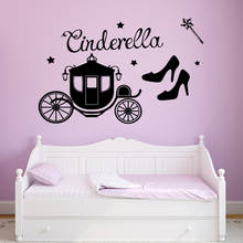 Cinderella Wall Sticker Removable Wall Stickers Decor Diy Wallpaper For Living Room Bedroom Decoration Murals 2024 - buy cheap