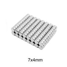 20/50/100/200/300pcs 7x4 mm Powerful Magnet 7mmx4mm Permanent Small Round Magnets 7x4mm Neodymium Magnet Super Strong 7*4 mm N35 2024 - buy cheap