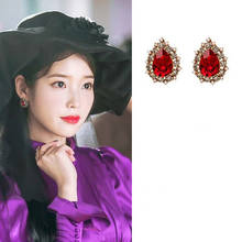 ear stud DEL LUNA Hotel IU Korean dramas ресницы piercing man TV Fashion For Women Earrings pendientes brincos ornament 2024 - buy cheap