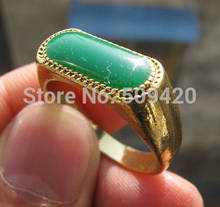 XFS2014102> anillo de jade NATURAL para hombre o mujer, anillo amarillo, talla 11 2024 - compra barato