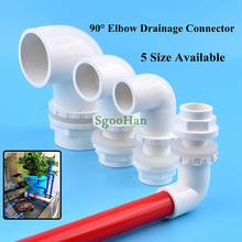 2~20pcs ID 20~50MM PVC Pipe Aquarium Fish Tank 90° Elbow Drainage Connector Overflow Thread Home DIY Water Tank Supply Joints 2024 - buy cheap