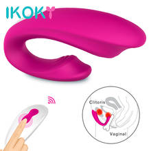 IKOKY Bendable Clitoris Vagina Stimulator Vibrator Wireless Remote Control Sex Toys for Women Couple Share G-spot Vibrator 2024 - buy cheap