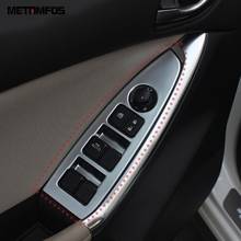 Cubierta de interruptor elevalunas para Mazda CX-5, CX5 2012-2015 2016, marco Interior para reposabrazos, accesorios de Interior mate, estilo de coche 2024 - compra barato