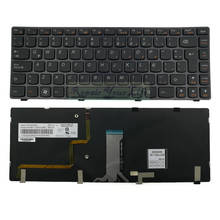 Teclado Latino para ordenador portátil, accesorio para lenovo Y480 Y485 Y485N Y485P Y480N Y480A Y480M MP-11G56LAJ686 25202949, color negro, con retroiluminación 2024 - compra barato