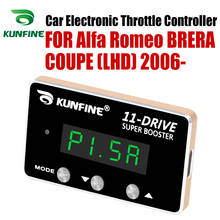 Kunfine carro controlador de acelerador eletrônico corrida acelerador poderoso impulsionador para alfa romeo brera coupe (lhd rhd) 2006-after 2024 - compre barato