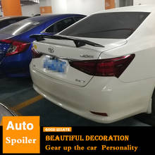 For Toyota Crown Spoiler 2015 2016 2017 2018 New Crown ABS Material Car Rear Wing Primer Color Trunk Rear Spoiler Sport Screw 2024 - buy cheap