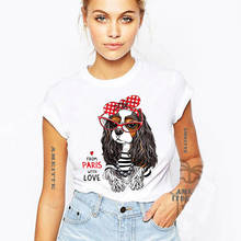 Hipster Vogue Beast Master mujer moda ilustración impresión camiseta mujer manga corta verano leopardo Casual camisetas linda chica camisetas 2024 - compra barato