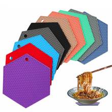 Kitchen Silicone Heat Resistant Table Mat Non-slip Pot Pan Holder Pad Cushion Baking Liner Placemat Table Protector 2024 - buy cheap