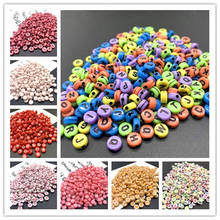 100pcs 6mm Mix Letter Beads Round Alphabet Beads Acrylic Beads DIY Jewelry Making For Bracelet Necklace Accessories 2024 - buy cheap