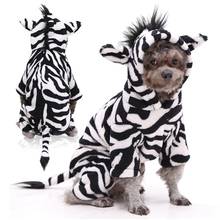 Комбинезон с животными, спортивный костюм для собак, костюм тигра, костюм для собаки, пижама, одежда для собак, костюм для Хэллоуина, зима 2024 - купить недорого