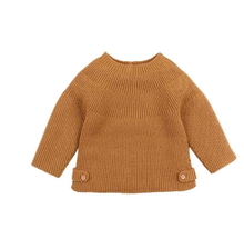 Baby Sweaters Pullovers Fashion Solid Knitted Kids Girls Boys Knitwear Tops Autumn Winter Newborn Bebes Clothes 0-2Y Long Sleeve 2024 - buy cheap