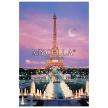 Tower Scenery Full Diamond Embroidery Paris 5D DIY Diamond Painting Cross Stitch Mosaic Pattern Home Decor Christmas Gift Poster 2024 - buy cheap