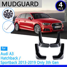 Guardabarros aptos para Audi A3 Sportback Hatch 2013 ~ 2019 2014 2015 2016, accesorios de coche, piezas de repuesto para guardabarros 2024 - compra barato