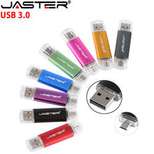 JASTER-unidad Flash USB de alta velocidad, Pendrive OTG 3,0, 16gb, 32gb, 64gb, 128gb, lápiz de memoria para teléfono inteligente 2024 - compra barato