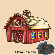 New Metal Cutting Dies Farm House For Card DIY Scrapbooking stencil Paper Craft Album template Dies 113*82mm 2024 - buy cheap