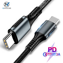 USB Type C to USB C Cable For Samsung S9 Oneplus 7 Pro QC 3.0 Fast Charge Data Cable For Redmi K20 Note 8 7 Pro Charge USBC Cord 2024 - buy cheap