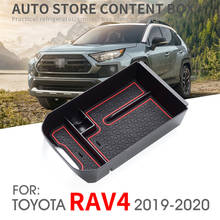 Centro do apoio de braços para toyota rav4, 2019, 2020, rav 4, acessórios para o interior da caixa, console, organizador 2024 - compre barato