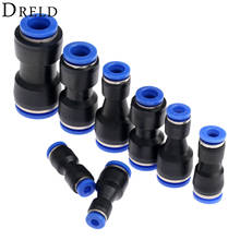 5Pcs/lot Pneumatic Fittings Push In Straight Reducer Connectors For Air Vacuum Water Hose Plastic Pneumatic Parts 7 Size 4-12mm 2024 - buy cheap