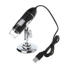 Microscópio digital usb 1000x com câmera de 8 leds, ampliação de aumento com suporte 2024 - compre barato