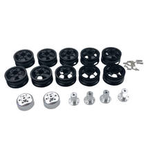 Peça de reposição de carro de metal, cubo de roda para wpl c14 c24 b14 b24 b16 b36 six drive rc 2024 - compre barato