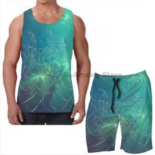 Summer funny print men Tank Tops Women Star Guardian Soraka men beach shorts women sets fitness vest 2024 - buy cheap