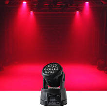 High bright Mini LED moving head light 7pcs RGBW led lamp wash effect for stage DJ Bar Club Disco Home entertain Wash background 2024 - buy cheap