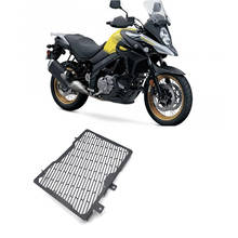 Protector de radiador de motocicleta, cubierta de parrilla refrigerada para SUZUKI Vstrom V-STROM 650XT 650 XT 2017 2018 2019 2024 - compra barato