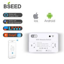 BSEED Smart Wifi Switch Monitoring Wifi Smart Switch DIY Wifi Switch Home Automation Works With Tuya Google Home 2024 - buy cheap