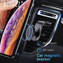 !! Accezz suporte magnético de telefone para carro, suporte para celular com saída de ar para iphone 11 max pro samsung s8 xiaomi huawei p30 p20 2024 - compre barato