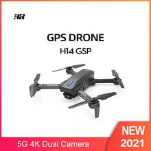 Drone hr, ângulo amplo, câmera dupla, 4k, 5g/2.4g, wi-fi, fpv, dobrável, 3d, altitude, com controle remoto, quadcopter 2024 - compre barato