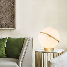 A lâmpada de mesa estudo do quarto a cabeça de uma cama personalidade romântica decoração bola estilo moderno única lâmpada cabeça 2024 - compre barato