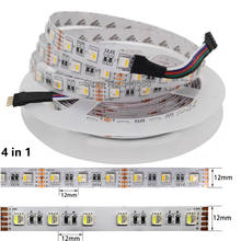 5m 12V 24V DC SMD 5050 RGBW RGBWW Flexible LED Strip 4 Color in 1 LED Chip 60 LED/M 300 LEDs IP20 IP65 IP67 Waterproof LED Tape 2024 - buy cheap