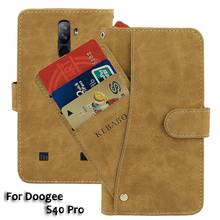 Vintage Leather Wallet Doogee S40 Pro Case 5.5" Flip Luxury Card Slots Cover Magnet  Phone Protective Cases Bags 2024 - buy cheap