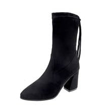 Martin Boots Socks Boots Female 2019 New Female Net Red Thin Thin Shoes Increased Chelsea Boots Short Tube Female Shoes 2024 - buy cheap