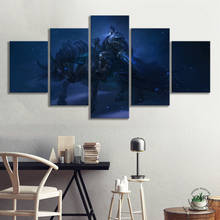 The Lich King Warcraft Game Poster Wall Decor Paintings World of Warcraft Video Games Fantasy Art Canvas Paintings Bedroom Decor 2024 - buy cheap