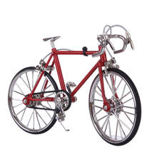 NFSTRIKE Metal DIY Assembly Bicycle Model Simulated Decoration Bike Model Miniature Replica Collections Christmas Gifts 2019 Red 2024 - buy cheap