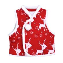 Children Autumn Winter Child Waistcoat Girls Boys Vest Baby Sleeveless Kids Jacket Outwear Infant Baby Clothes Christmas clothes 2024 - buy cheap