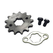 Front Engine 420# 17mm 20mm 13T Teeth Chain Sprocket With Retainer Plate Locker 2024 - buy cheap