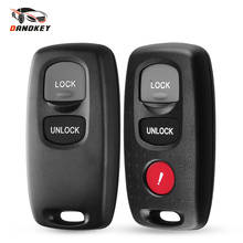 Dandkey-carcasa de llave de coche con mando a distancia, 2/3 botones, para Mazda 3, 6, MPV, Protege 5, transmisor, entrada sin llave, reemplazo 2024 - compra barato