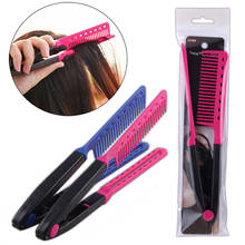 Taoye teemo V Type fold  Hair Combs Hair Straightener Comb DIY Salon Haircut Hairdressing Anti-static Combs Brush Styling Tools 2024 - buy cheap