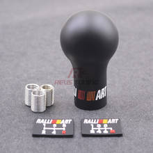 Universal Black/White Ralliart Logo 5 Speed / 6 Speed Racing Car Manual Gear Shift Knob Shifter Knob Lever For Mitsubishi 2024 - buy cheap