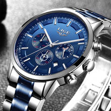 LIGE men's watches top brand luxury chronograph waterproof watch army men's sports watch quartz wristwatch relogio masculino + b 2024 - buy cheap