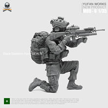 Yufan Model 1/35 resin figure soldier US military seal commando posture Moo-06 2024 - buy cheap