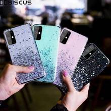 Glitter Caso De Cristal Macio Para Samsung Galaxy A21S A31 A41 A51 A71 M21 M31 A10 A20e A11 A30s A40 A50 A70 A01 A20S A80 M11 M10 M20 A30 A10S A20 A21 M30S Bling Tampa Do Céu 2024 - compre barato