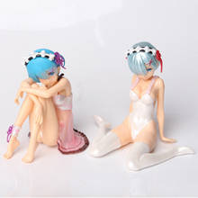 Rem And Ram Figure Anime AniRe:Life In A Different World From Zero Rem Ram Pajamas Action Figure Toy Collection Model Toys Doll 2024 - buy cheap