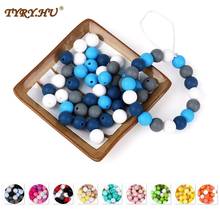 TYRY.HU 60pcs Silicone Beads Baby Teething Bead 12mm Safe Food Grade Nursing Chewing Round Perle Silicone Dentition For Necklace 2024 - buy cheap