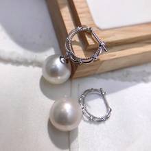 Classical 925 Sterling Silver Earrings Findings Settings Base Mountings Parts Mounts for Coral Pearls Agate Crystal Stones 2024 - buy cheap